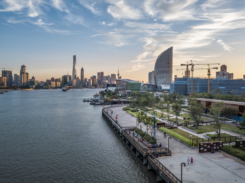 public space of yangpu riverfront south section phase ii china by daguan landscape design