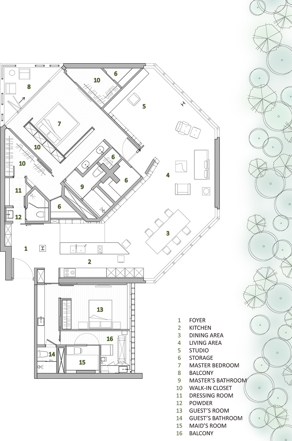 8 angles 3 lines 1 square in taibei china by create think design studio