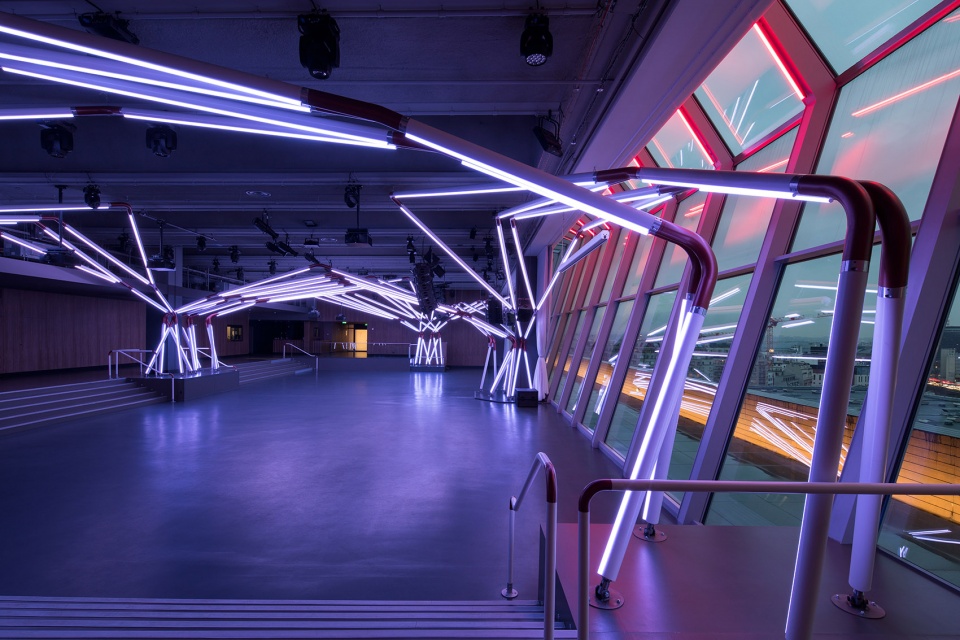 rhizomatic grid for terminal 7 club by estudio guto requena