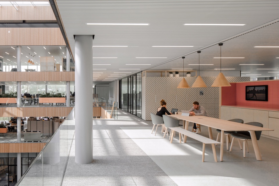 new asics emea headquarters by powerhouse company red company