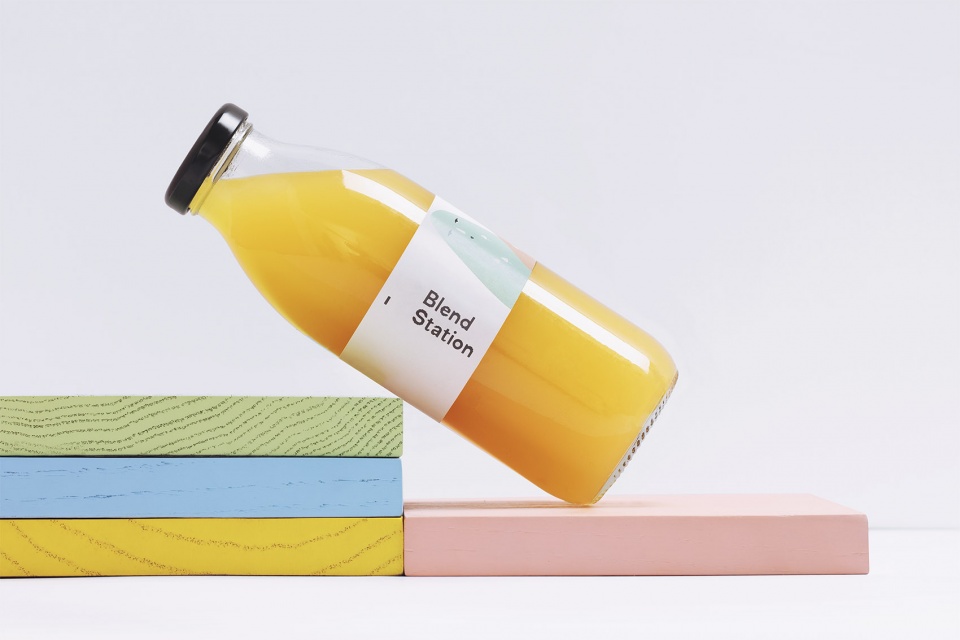 blend station branding by futura