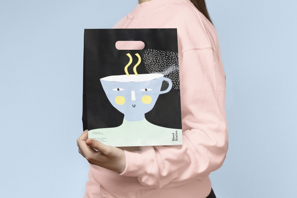 blend station branding by futura