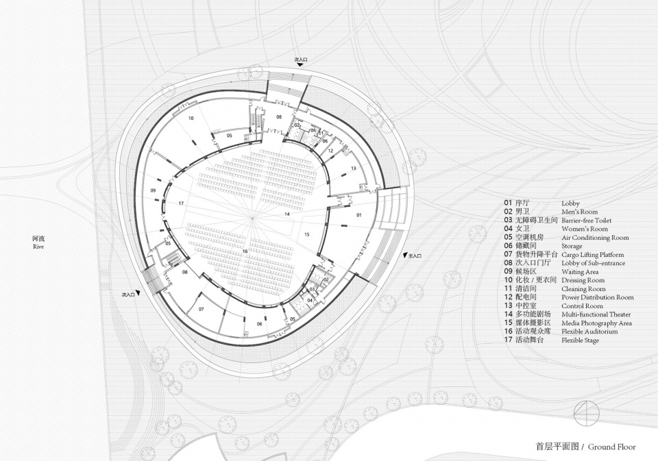china light and textile city fashion show center china by z h design wau design