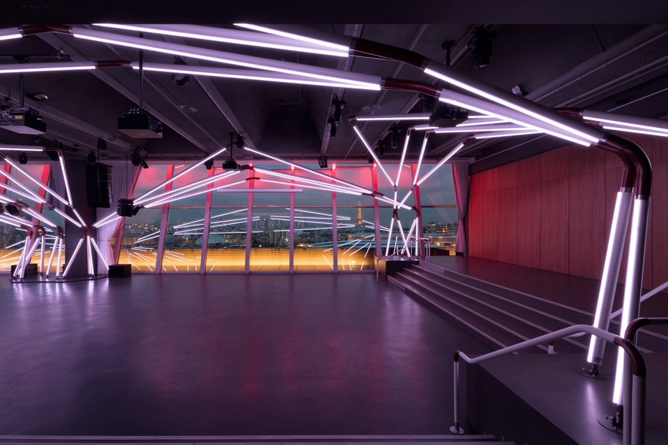 rhizomatic grid for terminal 7 club by estudio guto requena