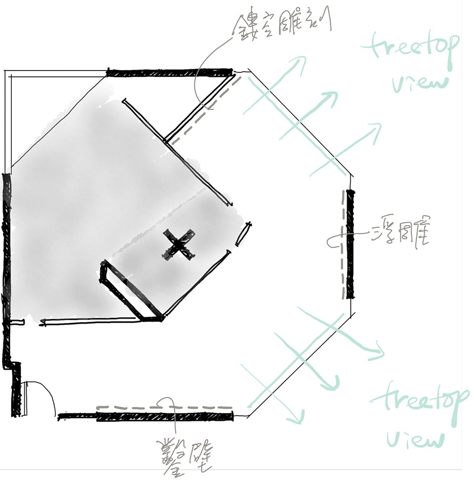 8 angles 3 lines 1 square in taibei china by create think design studio