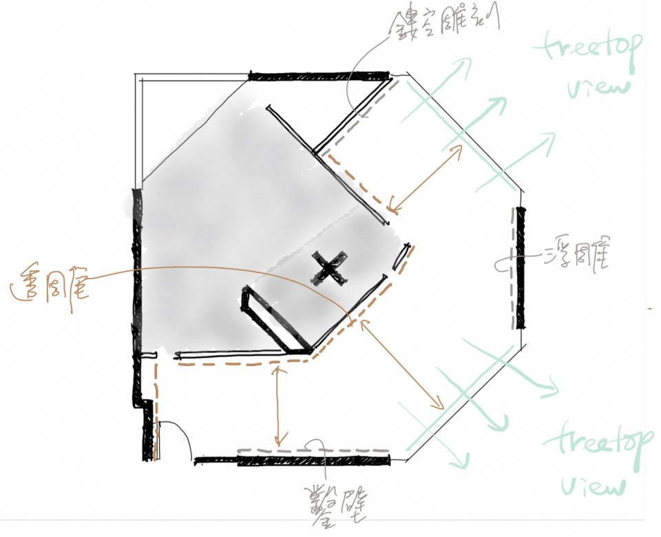 8 angles 3 lines 1 square in taibei china by create think design studio