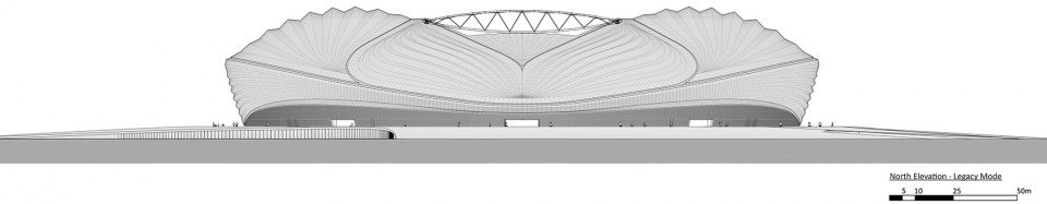al janoub stadium in al wakrah by zaha hadid architects