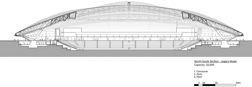 al janoub stadium in al wakrah by zaha hadid architects