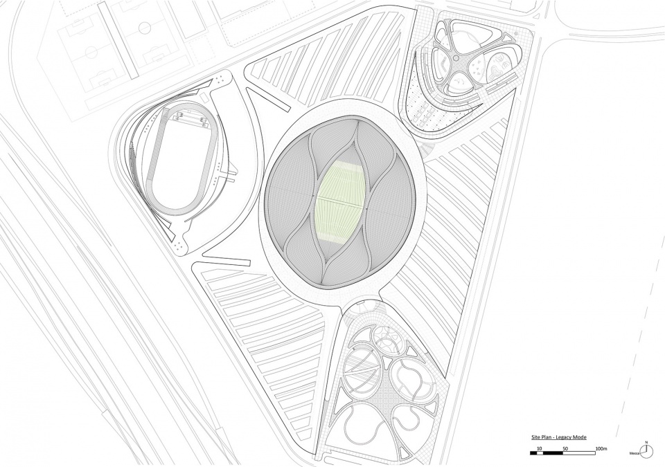 al janoub stadium in al wakrah by zaha hadid architects