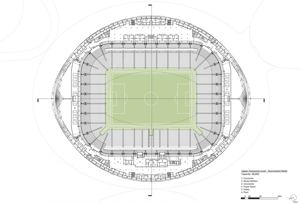 al janoub stadium in al wakrah by zaha hadid architects