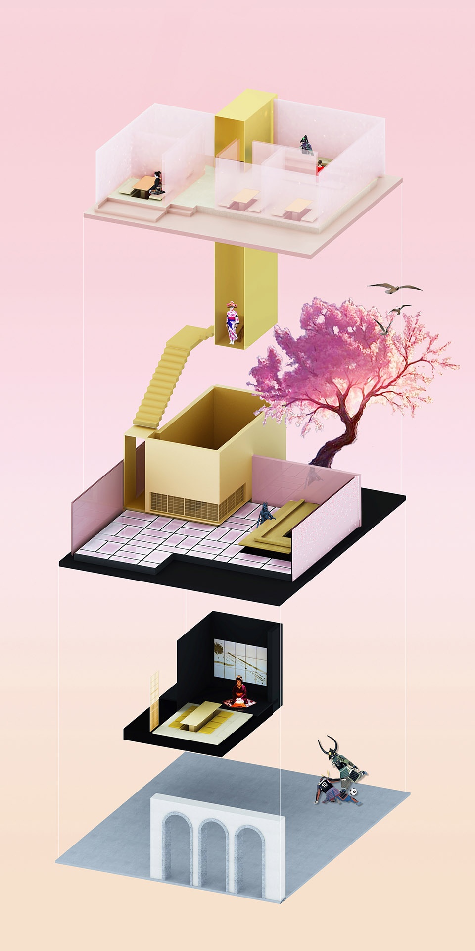 omakase in shanghai china by shanghai hip pop design team