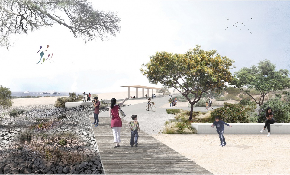 on the shores of the myth by kh studio ydea colectivo apu colectivo