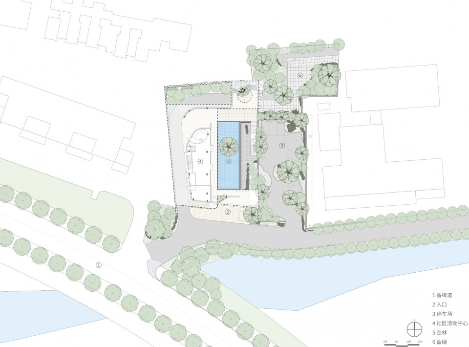 courtyard of suzhou stream villa change studio