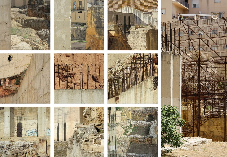 archaeological remains of the ancient roman by toni girones