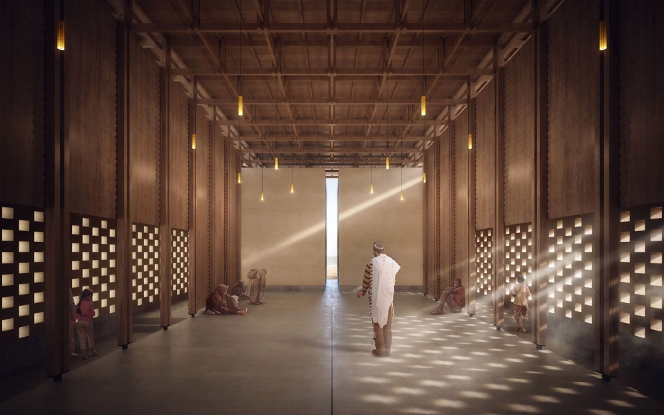 peace pavilion winning proposal by changze cai