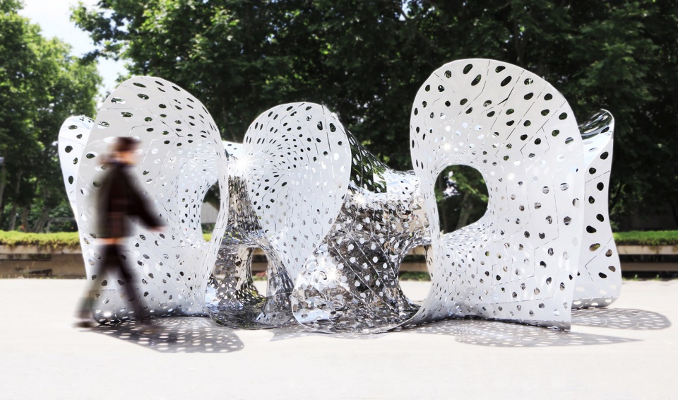 the compound pistil pavilion china by nanjing university of the arts