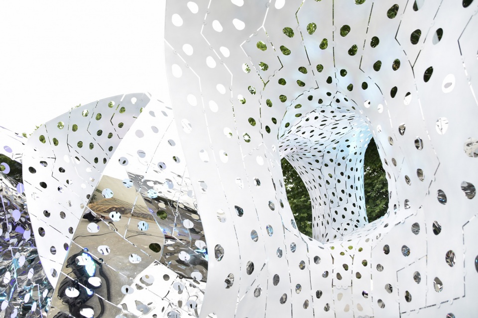 the compound pistil pavilion china by nanjing university of the arts