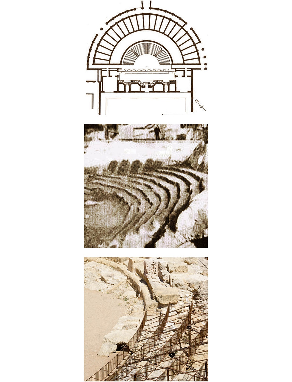 archaeological remains of the ancient roman by toni girones