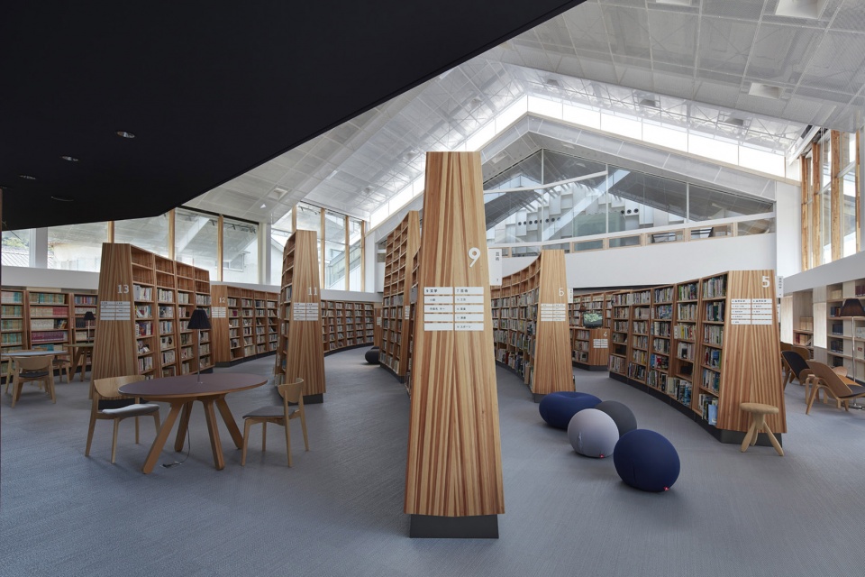 taketa municipal library by takao shiotsuka atelier