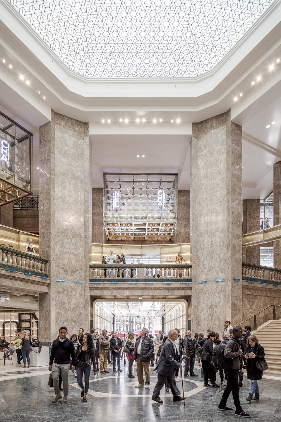 Galeries Lafayette Flagship on Champs Élysées by BIG