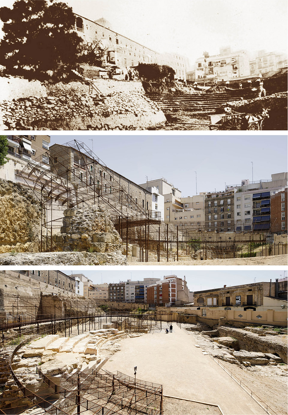 archaeological remains of the ancient roman by toni girones
