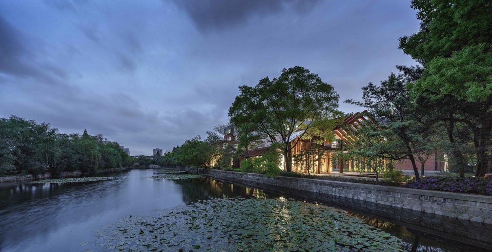 between memory and hope liva riverside book bar reconstruction of east china normal university ecnu china by lacime architects