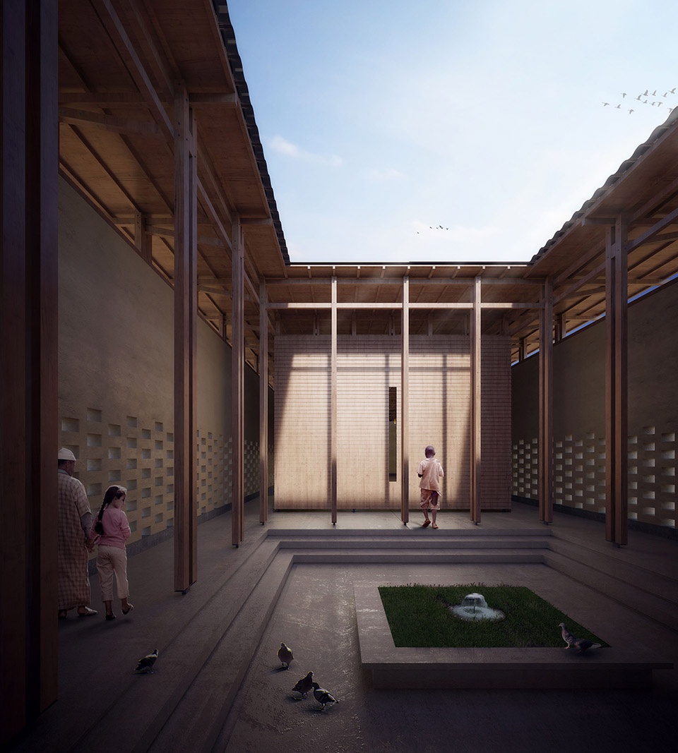 peace pavilion winning proposal by changze cai