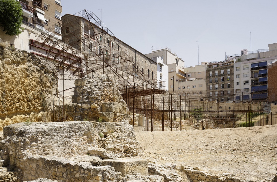 archaeological remains of the ancient roman by toni girones