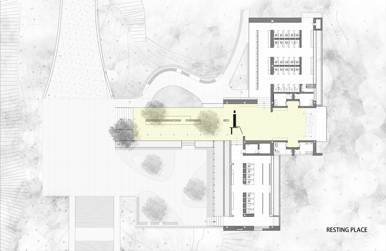 bei shan qi yuan lianhua peak public restroom china by shenzhen huahui design