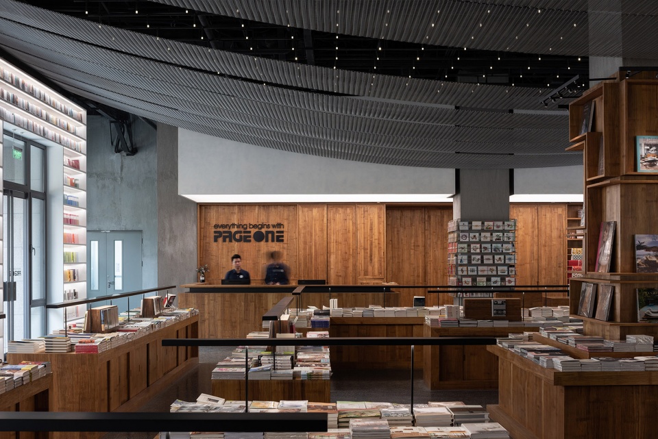 page one beijing fun bookstore interior design china by vector architects
