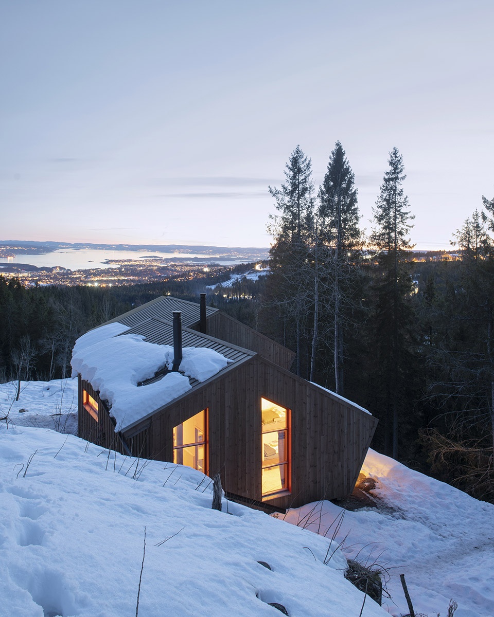 fuglemyrhytta panoramic self service cabin by snohetta