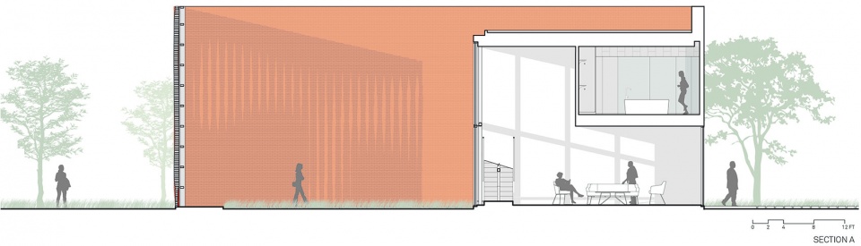 lipton thayer brick house by brooks scarpa studio dwell