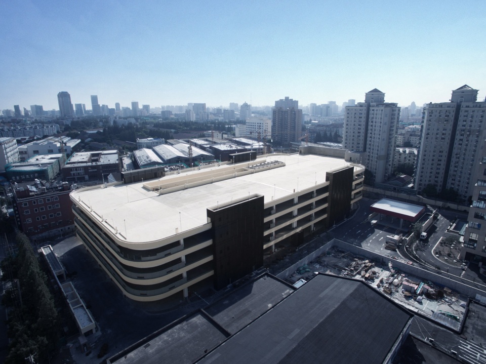 renovation of bus parking lot on yixian road china by tjad