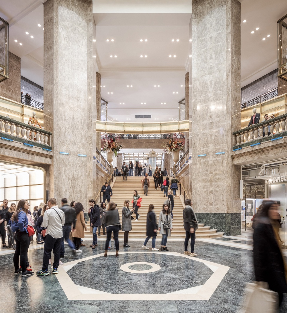 Galeries Lafayette Flagship on Champs Élysées by BIG