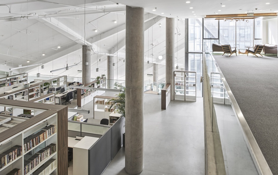 share television media office building in digital manor c china by ideal design construction inc