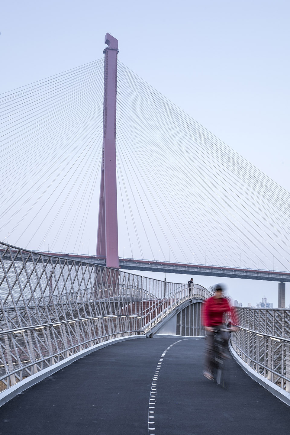 yangjing canal pedestrian bridge china by atelier liu yuyang architects