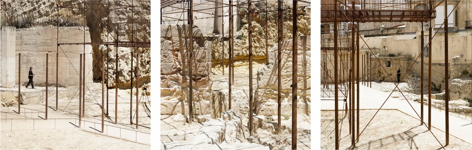 archaeological remains of the ancient roman by toni girones