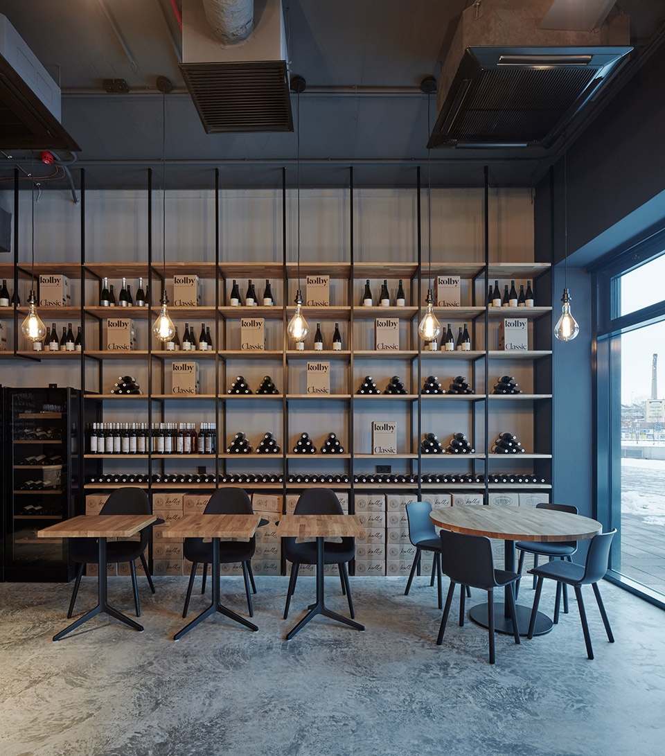 kolby wine bar by cmc architects