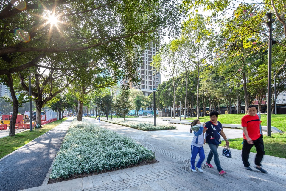 luohu san heng si zong streetscape upgrading china by sed landscape architect