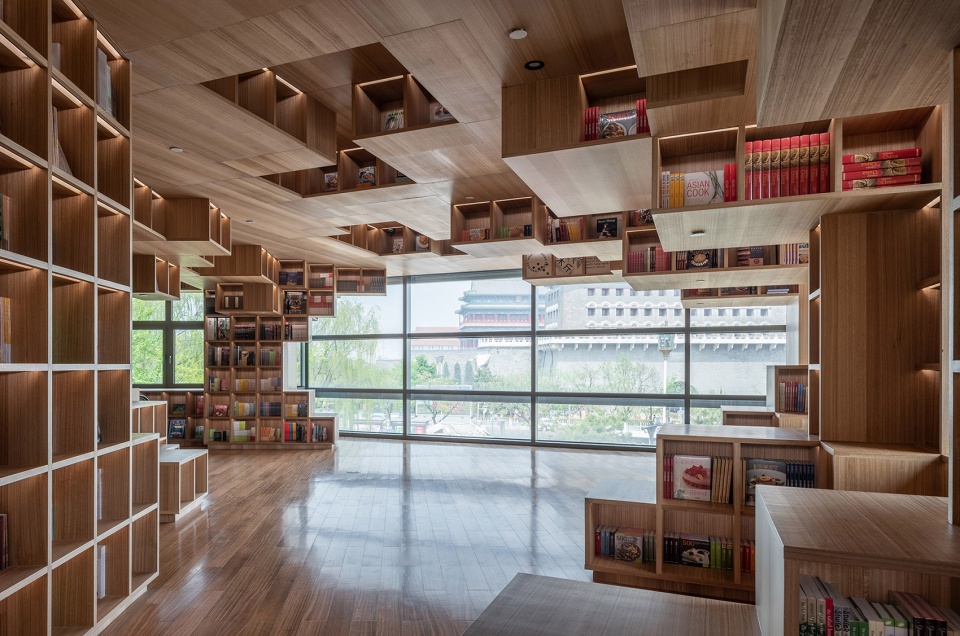 page one beijing fun bookstore interior design china by vector architects