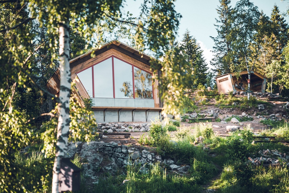 fuglemyrhytta panoramic self service cabin by snohetta