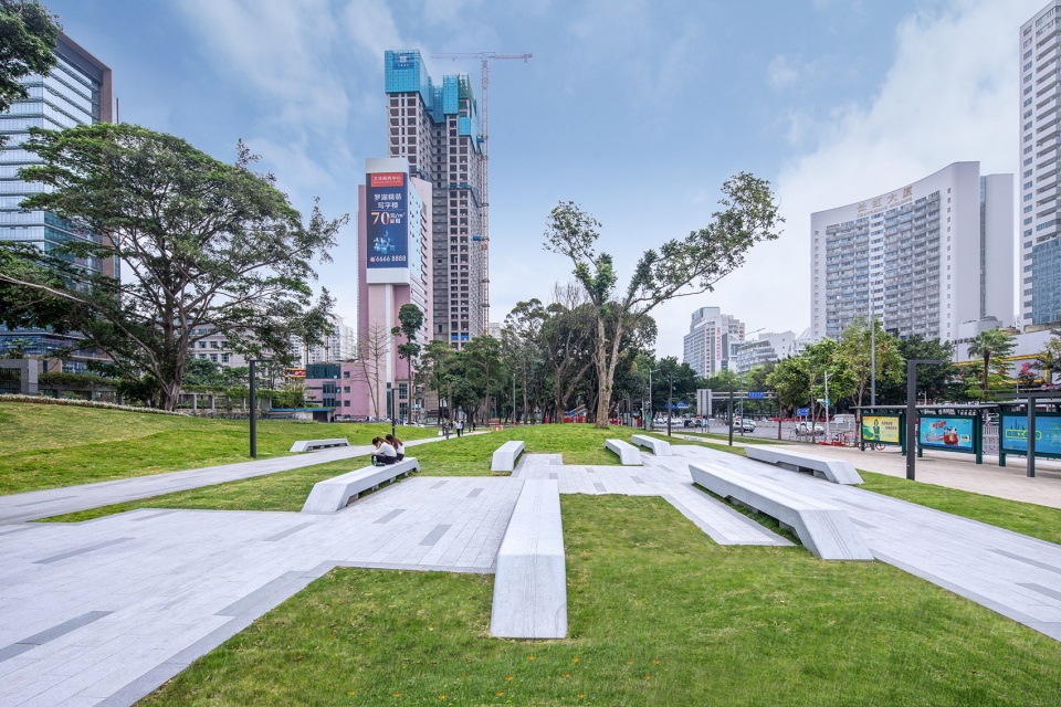 luohu san heng si zong streetscape upgrading china by sed landscape architect
