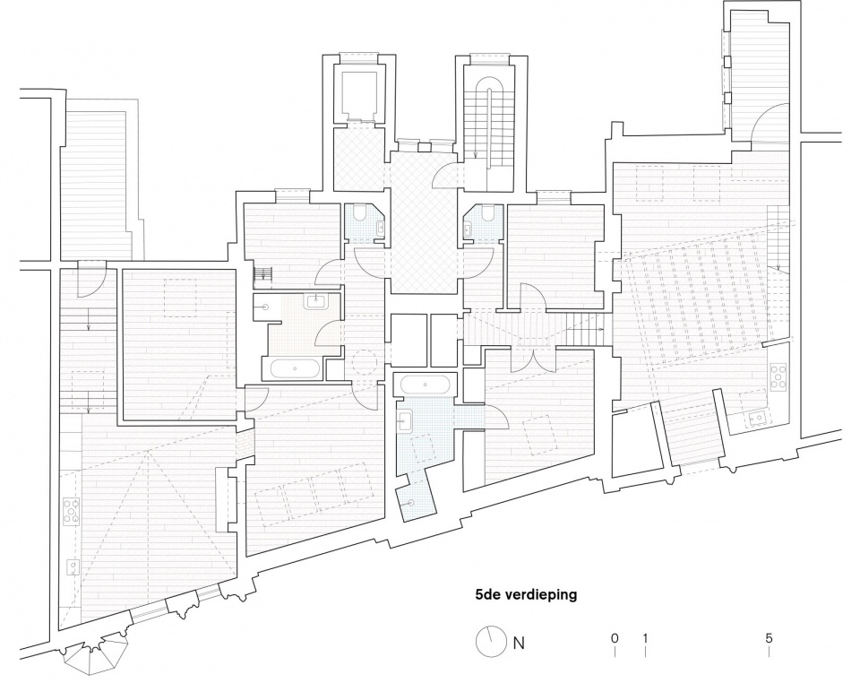 refurbishment of 3 historical buildings by bovenbouw barbara van der wee architects