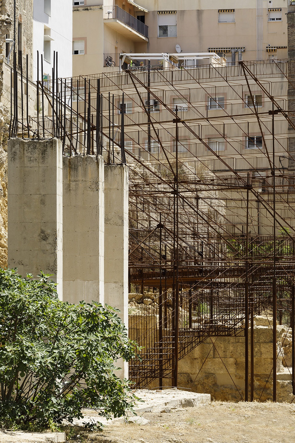 archaeological remains of the ancient roman by toni girones