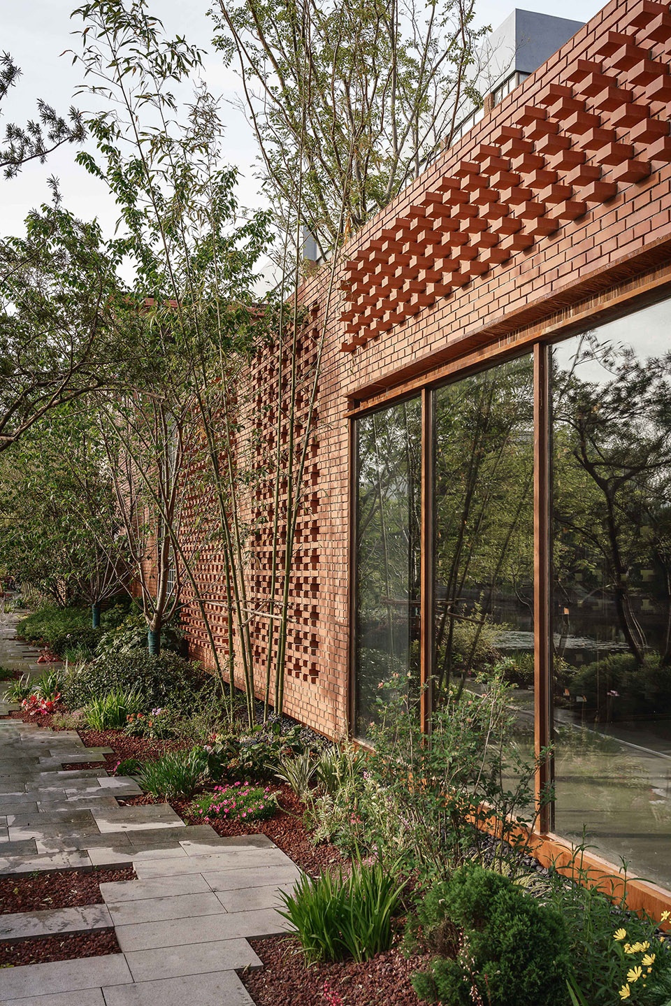 between memory and hope liva riverside book bar reconstruction of east china normal university ecnu china by lacime architects