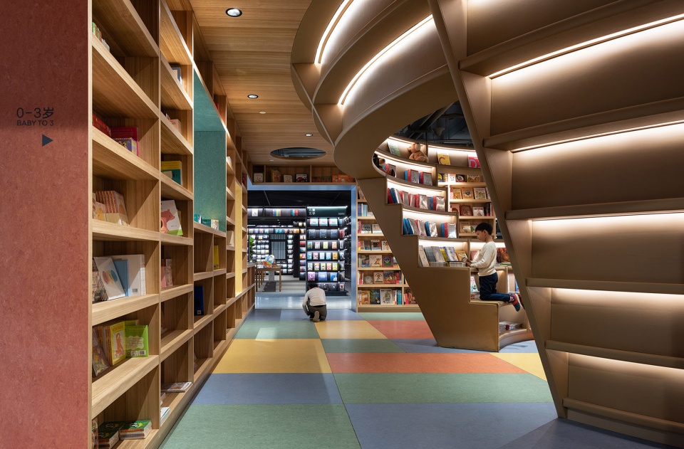page one beijing fun bookstore interior design china by vector architects