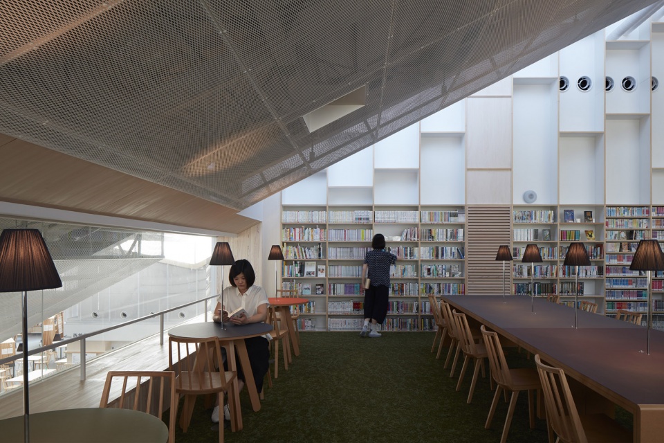 taketa municipal library by takao shiotsuka atelier