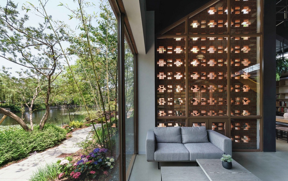 between memory and hope liva riverside book bar reconstruction of east china normal university ecnu china by lacime architects