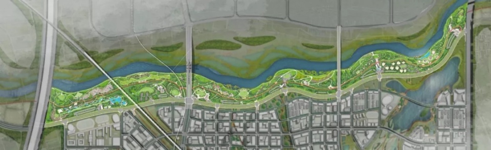 feng river wetland environmental design in xian china by gvl group