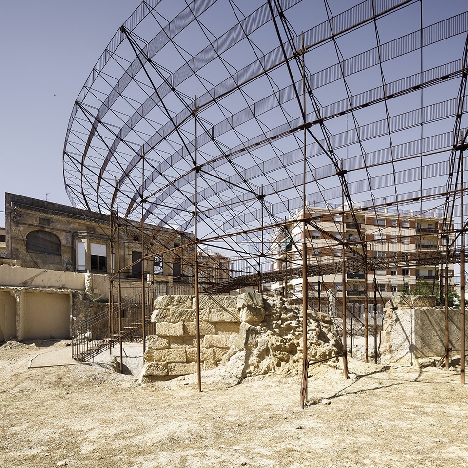 archaeological remains of the ancient roman by toni girones